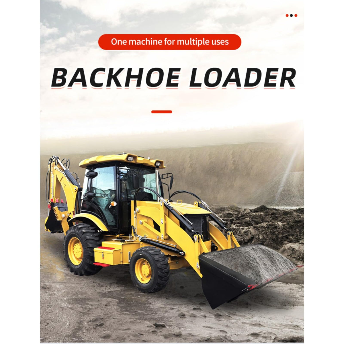 Mini Towable Backhoe Loader - New 4x4 Backhoe Loader for Sale Powerful Mini Front End Loader and Excavator Versatile