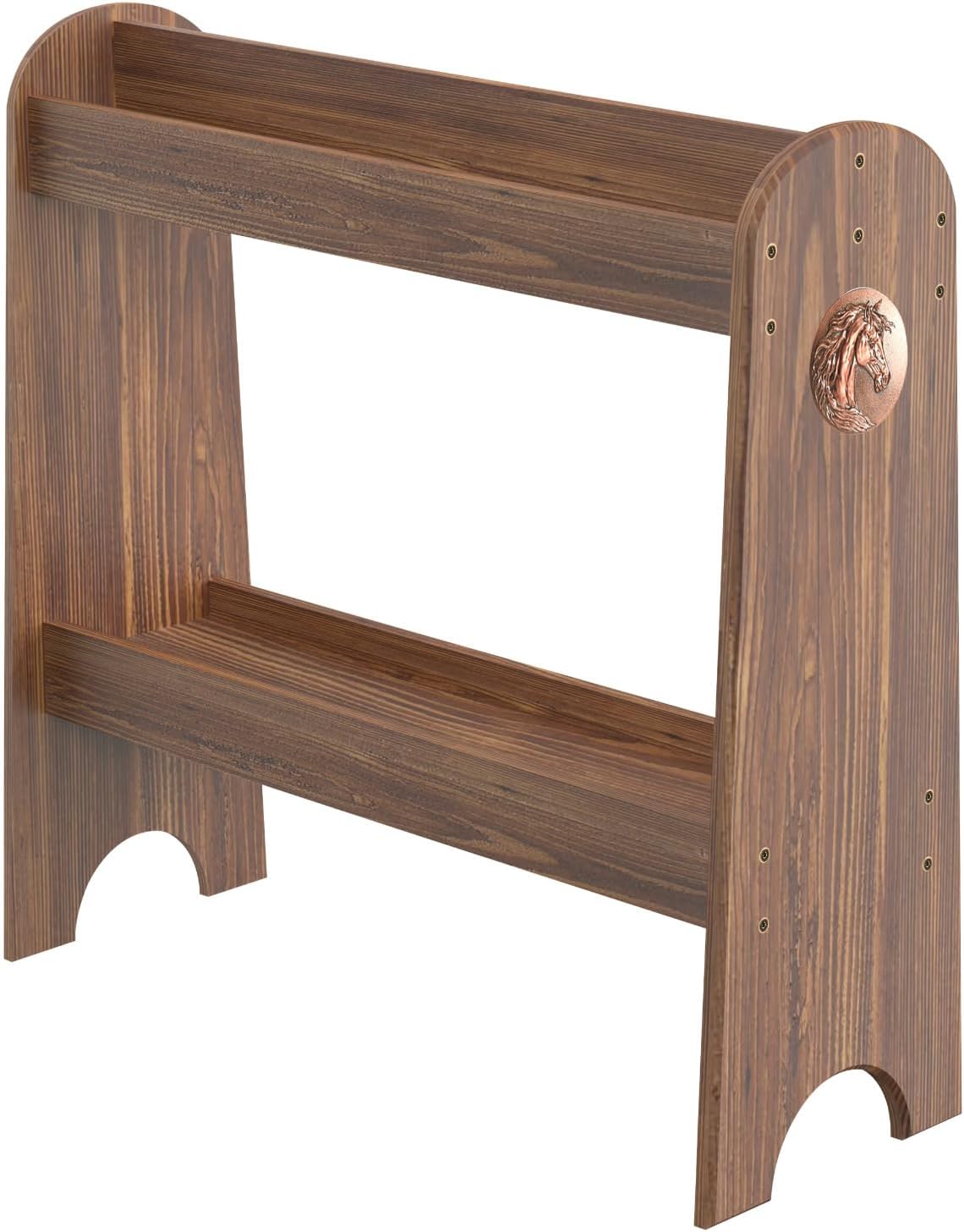 Pine Wood Saddle Rack | Ideal Saddle Stand for Horse Gear and Horse Tack Organizers | Suitable for Displaying Trophy
