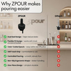 Black Premium Quality Liquor Pour Spouts Pack 12 Reusable Leakproof Bottle Tops For Bartenders And Home Use Easy Flow