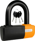 Heavy Duty Small U Lock – 18mm Anti-Cut Manganese Alloy Steel U-Shackle | Dual-Deadbolt Anti Theft Motorcycle Lock