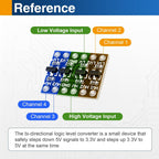 10PCS 4-Channel Logic Level Shifter Modules, 3.3V to 5V Converter