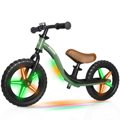 Toddler Balance Bike 2 Year Old: Colorful Lighting Kids Balance Bike
