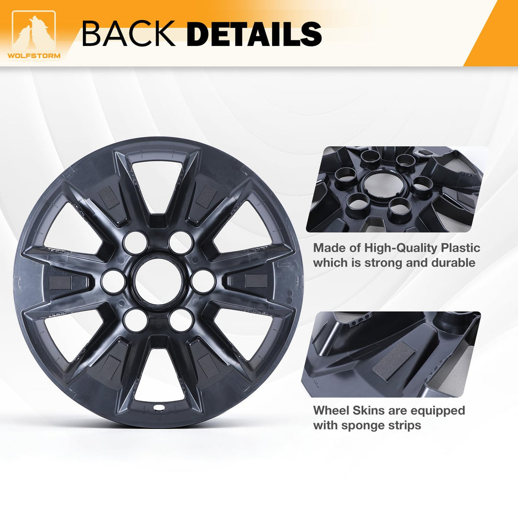 17 Inch Wheel Skins for 2019-2026 GMC Sierra 1500 SLE Model