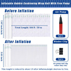 Extra Thick Bubble Wrap,7.87” x 164 ft Air Pillows For Shipping
