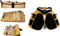 8 Piece Horse Shoe Farrier Hoof Grooming Tool Kit Carry Bag Apron Leather 98479