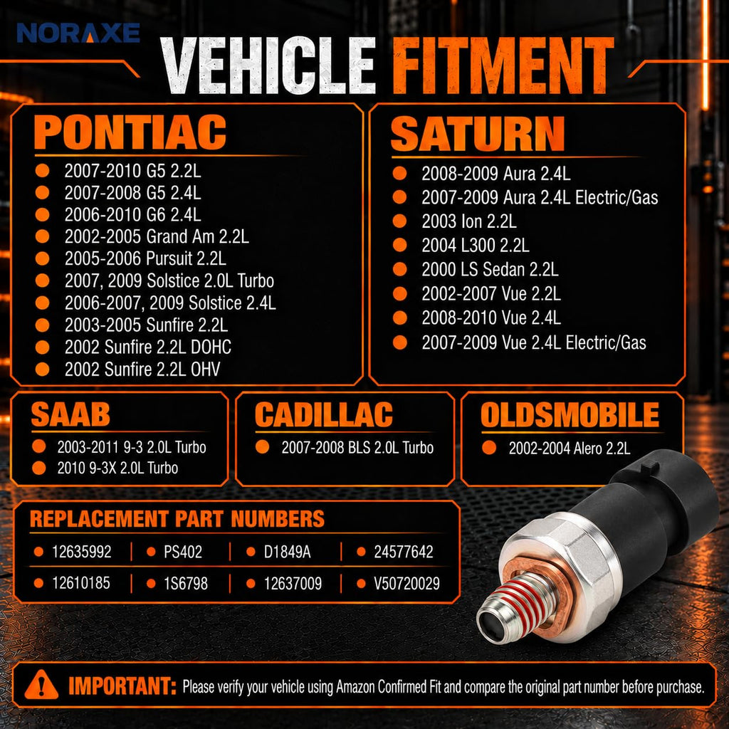 Oil Pressure Sensor Switch for 2000-2017 Chevy Buick GMC Pontiac Saturn