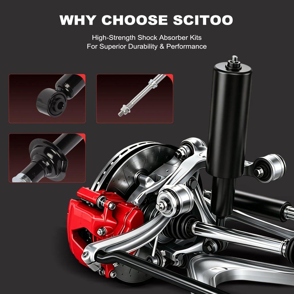 SCITOO 2pcs Rear Shock Absorbers Replace for INFINITI G20