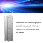 Single Phase SSR Heat Sink Aluminum Base Efficient Cooling Solid State Relay Dissipation Base