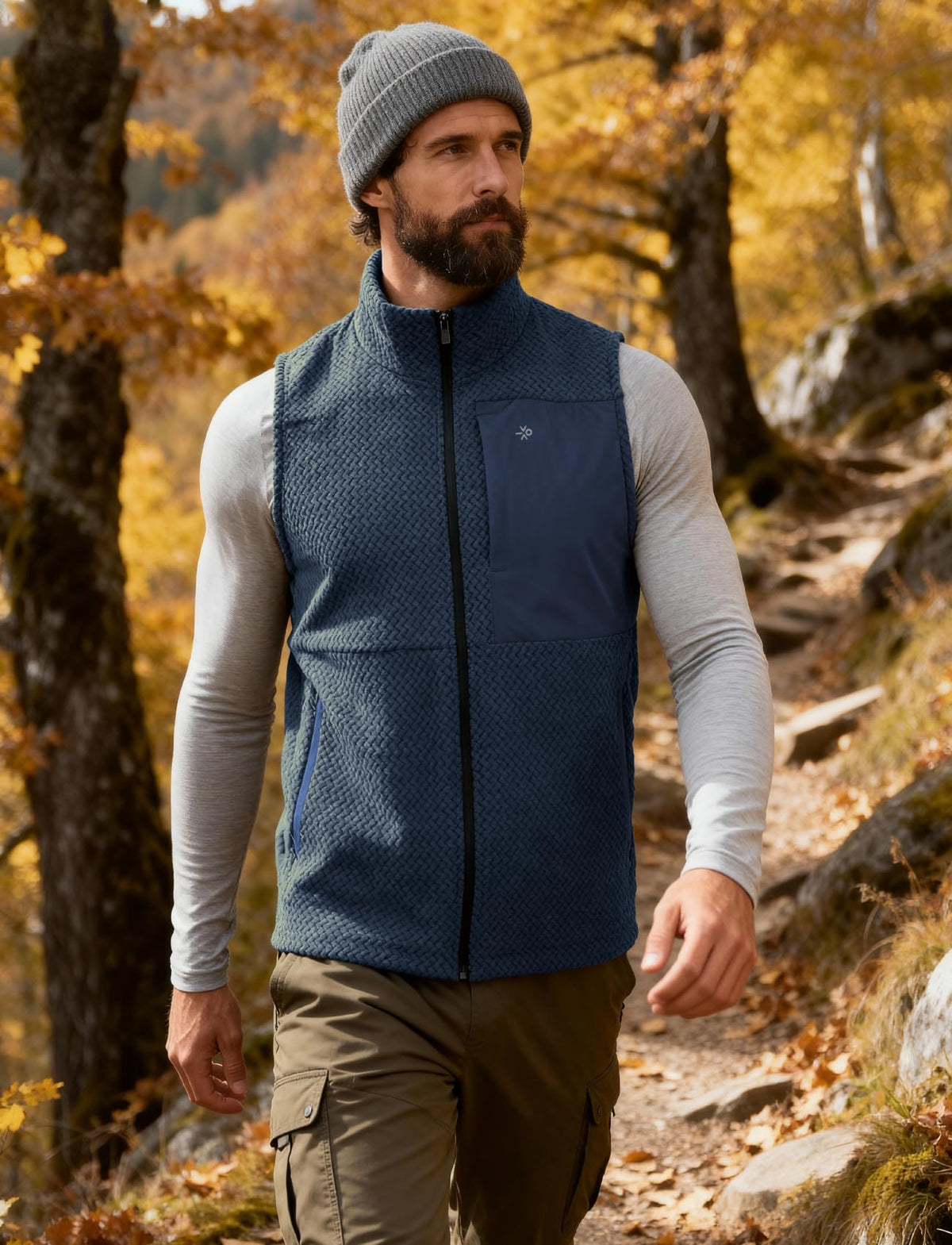 Mens Fleece Vests Casual