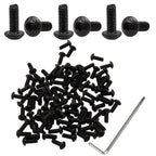 BokWin M3 x 8mm Hex Socket Button Head Cap Screws, 100-Pack