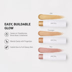 Cream Highlighter Stick, Rose - Vegan Glow, 0.25oz