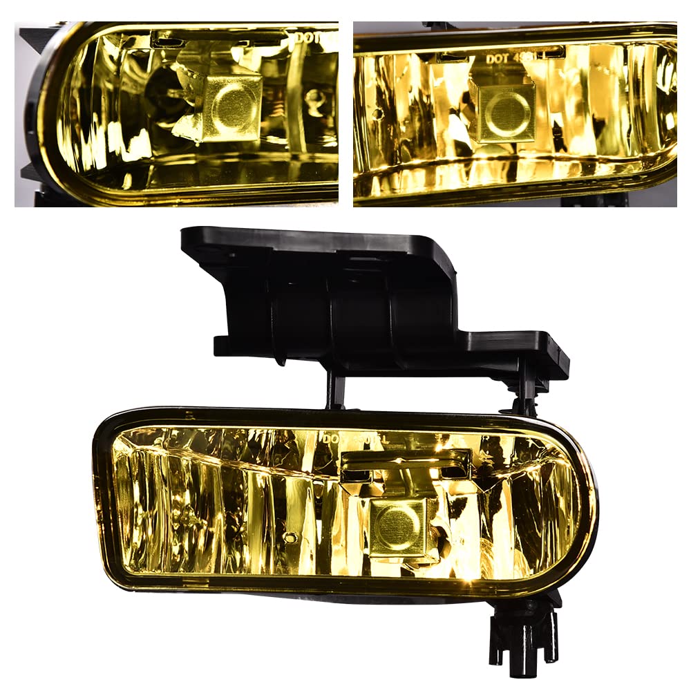 Fog Light Assembly Fit Chevy Silverado 1500 2500 1999 2000 2001 2002