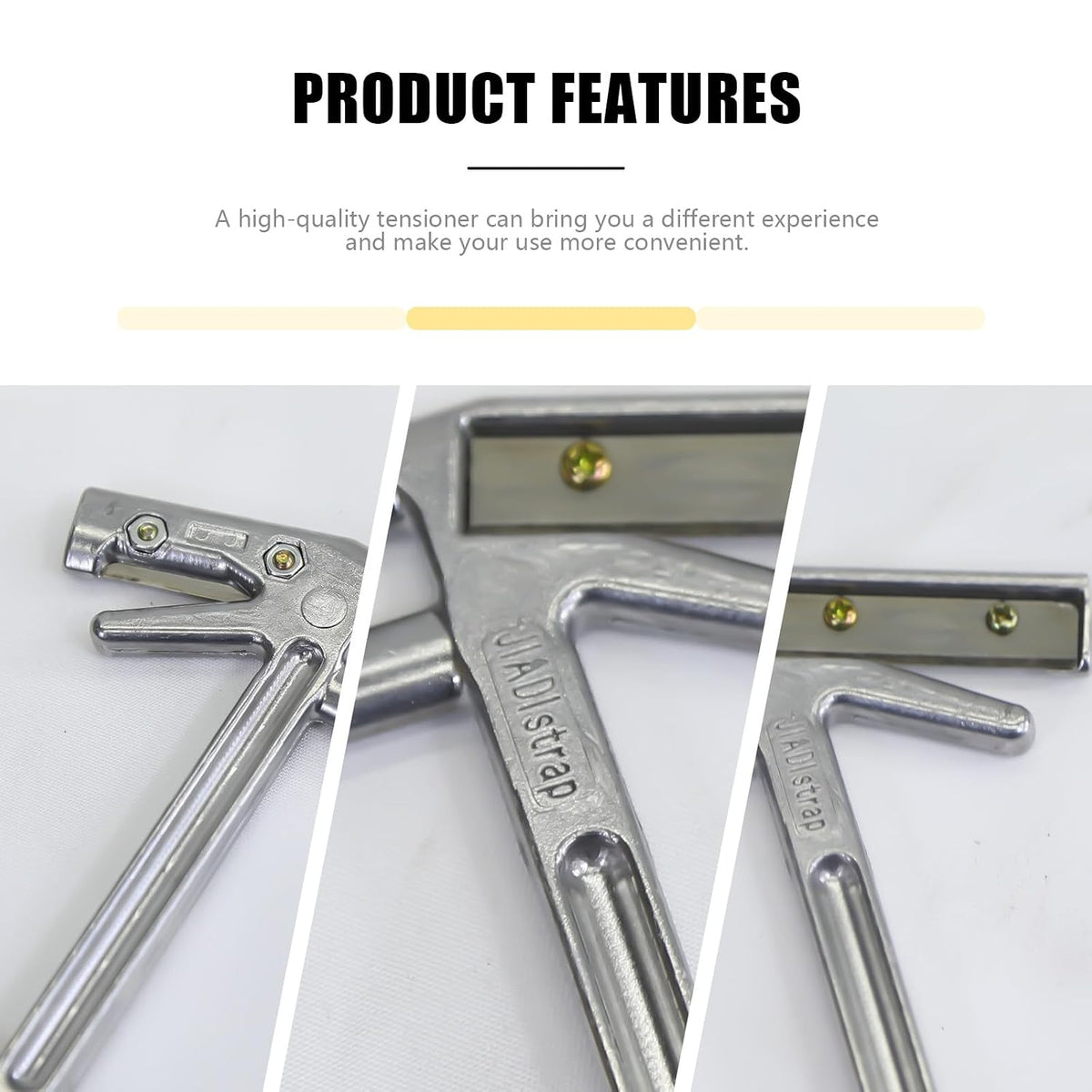 Heavy Duty Banding Strapping Tensioner & Cutter Manual Packaging Tools for 1/2"-3/4" Width Polyproplyn Poly