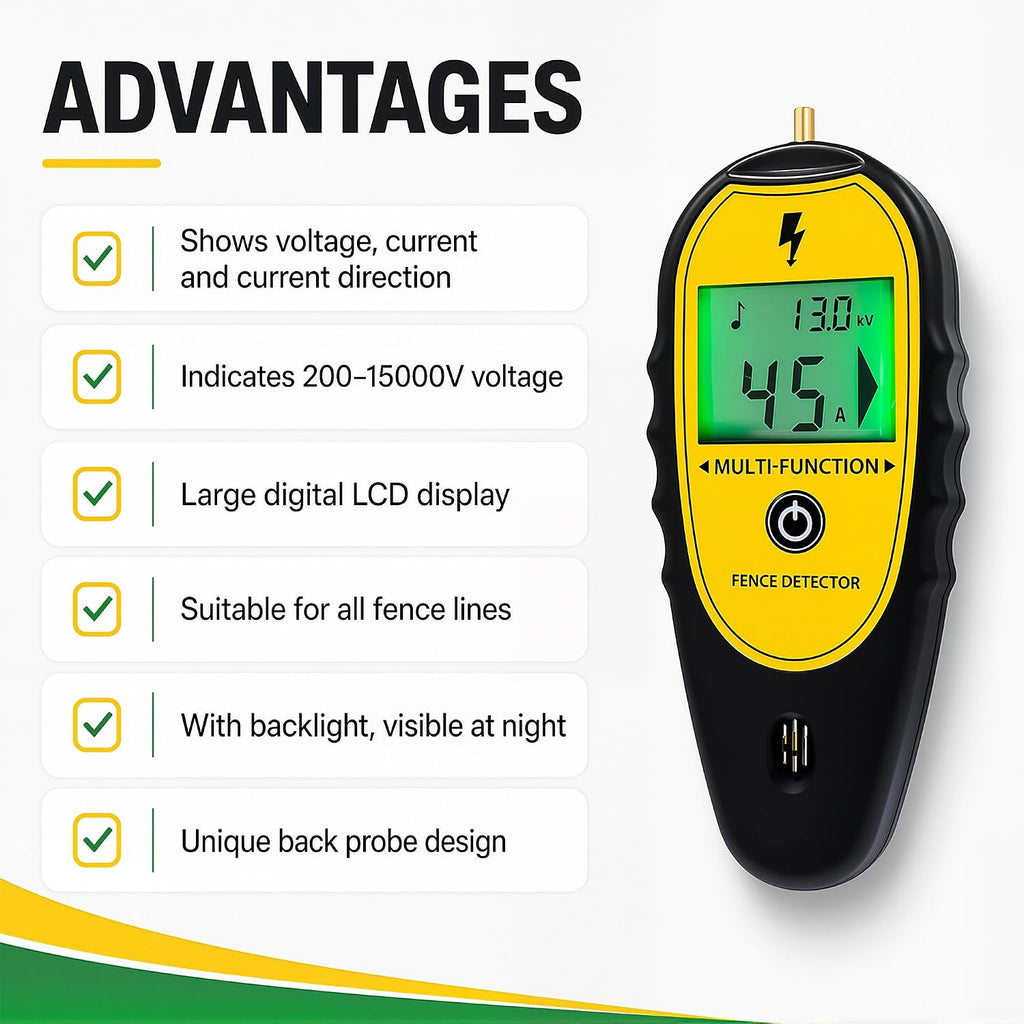 Electric Fence Tester and Fault Finder,Digital Electric Fence Tester 15kv