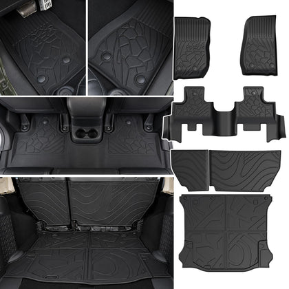 Floor Mats for Jeep Wrangler JK 2014-2018 Unlimited 4-Door