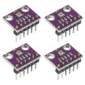4pcs BME280 3.3V High Precision Atmospheric Pressure Sensor Module Pre-Soldered GY-BME280-3.3 Temperature Humidity Sensor Module for Raspberry Pi and Other MicroControllers