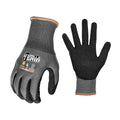 A7 Cut Resistant Work Gloves, Large, 1 Pair, Black and Gray