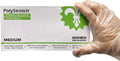 2000 Count PolyStretch TPE Poly Hybrid Disposable Gloves, Powder-Free, Vinyl Glove Substitute, Size Medium - 10 Boxes