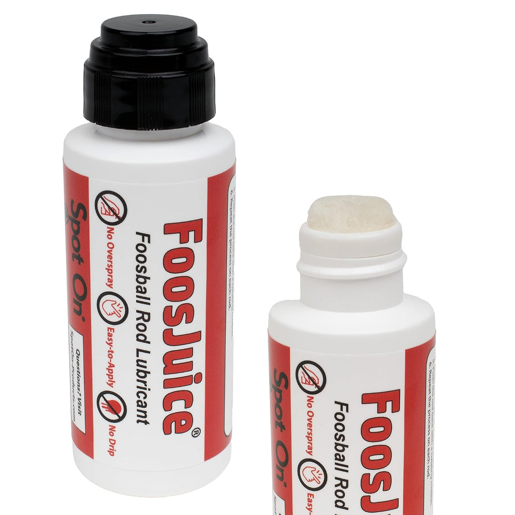 FoosJuice 100% Silicone Foosball Rod Lubricant with Dauber Top Applicator - The Clean and Easy to Use Lube - Made in