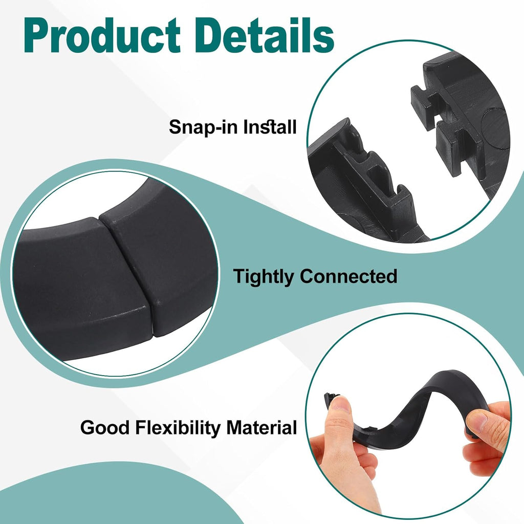 uxcell Escutcheon Plate 90mm Fit 3.5" OD Split Pipe Flange