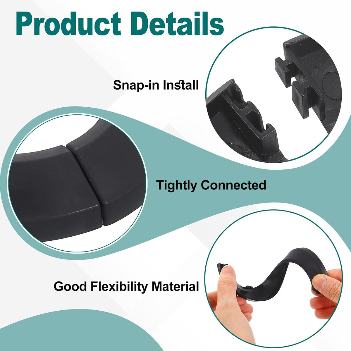 uxcell Escutcheon Plate 90mm Fit 3.5" OD Split Pipe Flange