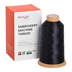 Polyester Machine Embroidery Thread 4000M 40WT Black Navy 0360