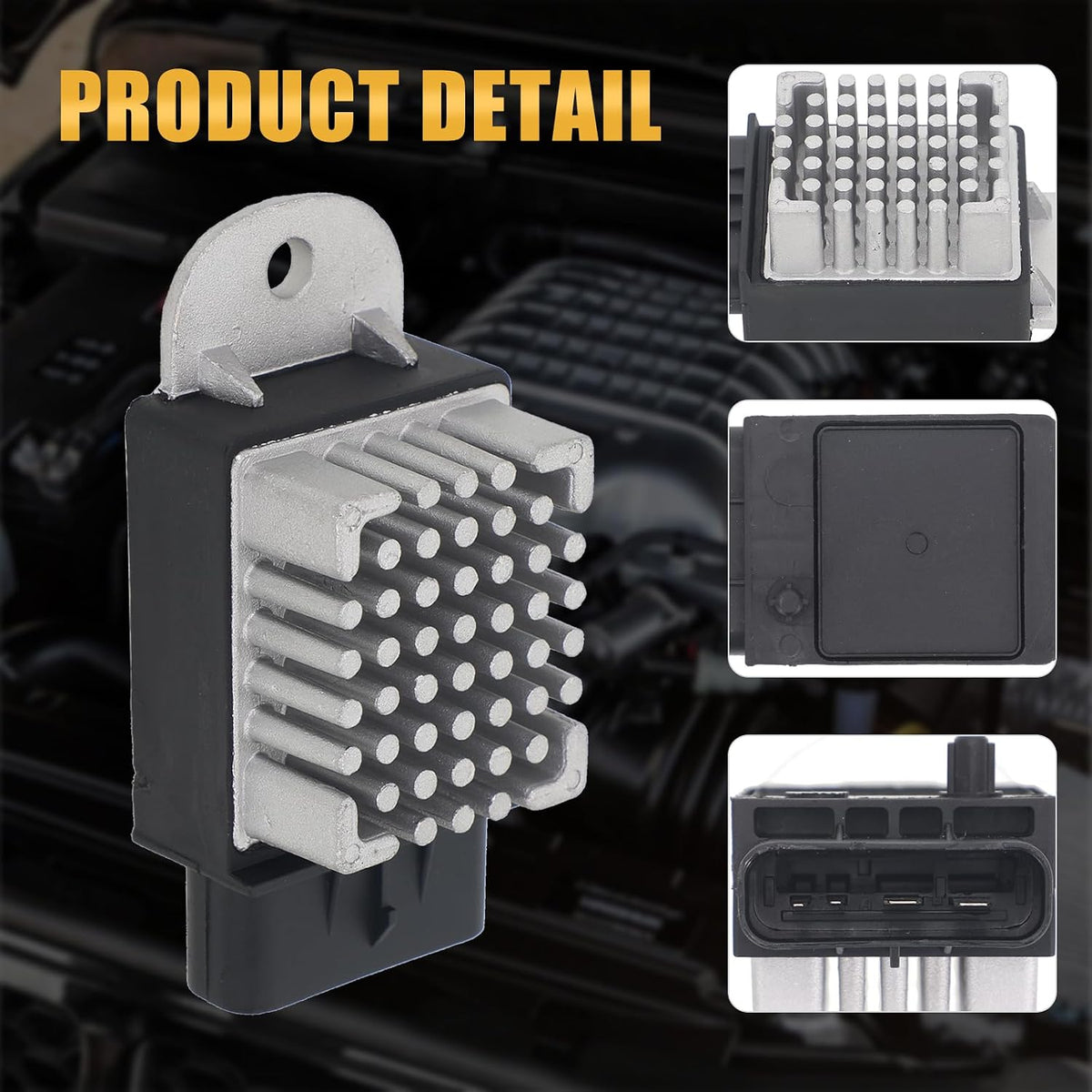 Blower Motor Resistor Compatible with Chrysler Pacifica 2004 2005 2006 2007 2008 Town & Country Voyager Dodge Caravan Grand Caravan 2003-2007 Jeep Liberty Wrangler Replace# 68041017AB