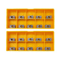 20pcs Indexable Face Milling Inserts APMT1135PDER-H2 Carbide Replacement Inserts For End Mill Tool Holders Boring Bar Inserts Rough Turning Stainless Steel