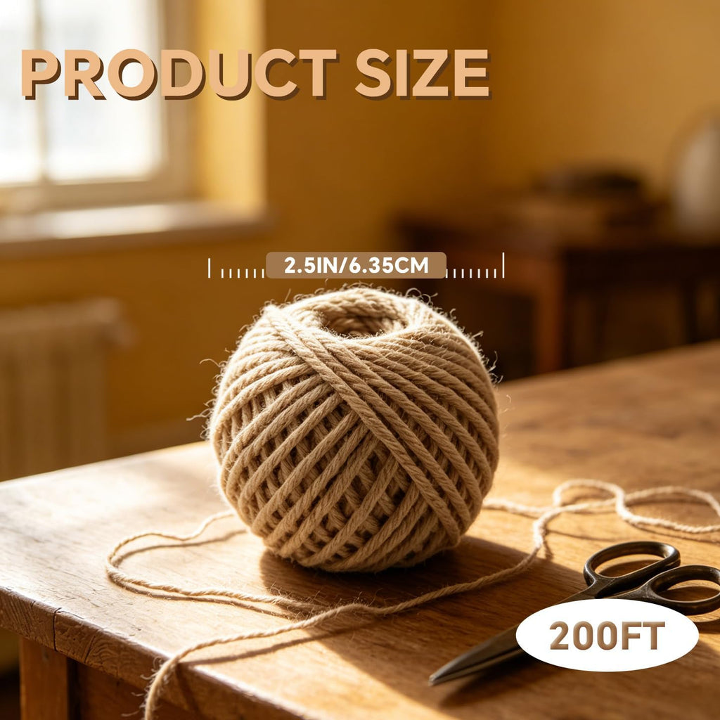 100% Cotton Twine String Multipurpose Butcher Kitchen Garden Craft Rope