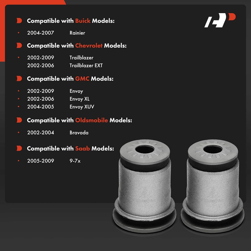 A-Premium 2 x Front Lower Inner Rearward Control Arm Bushing Kit