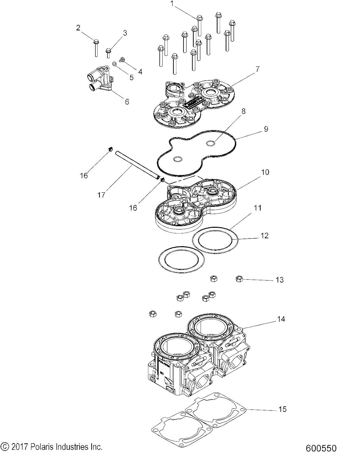 Polaris O-Ring, for Specific Snowmobile Models, Genuine OEM - 5410932