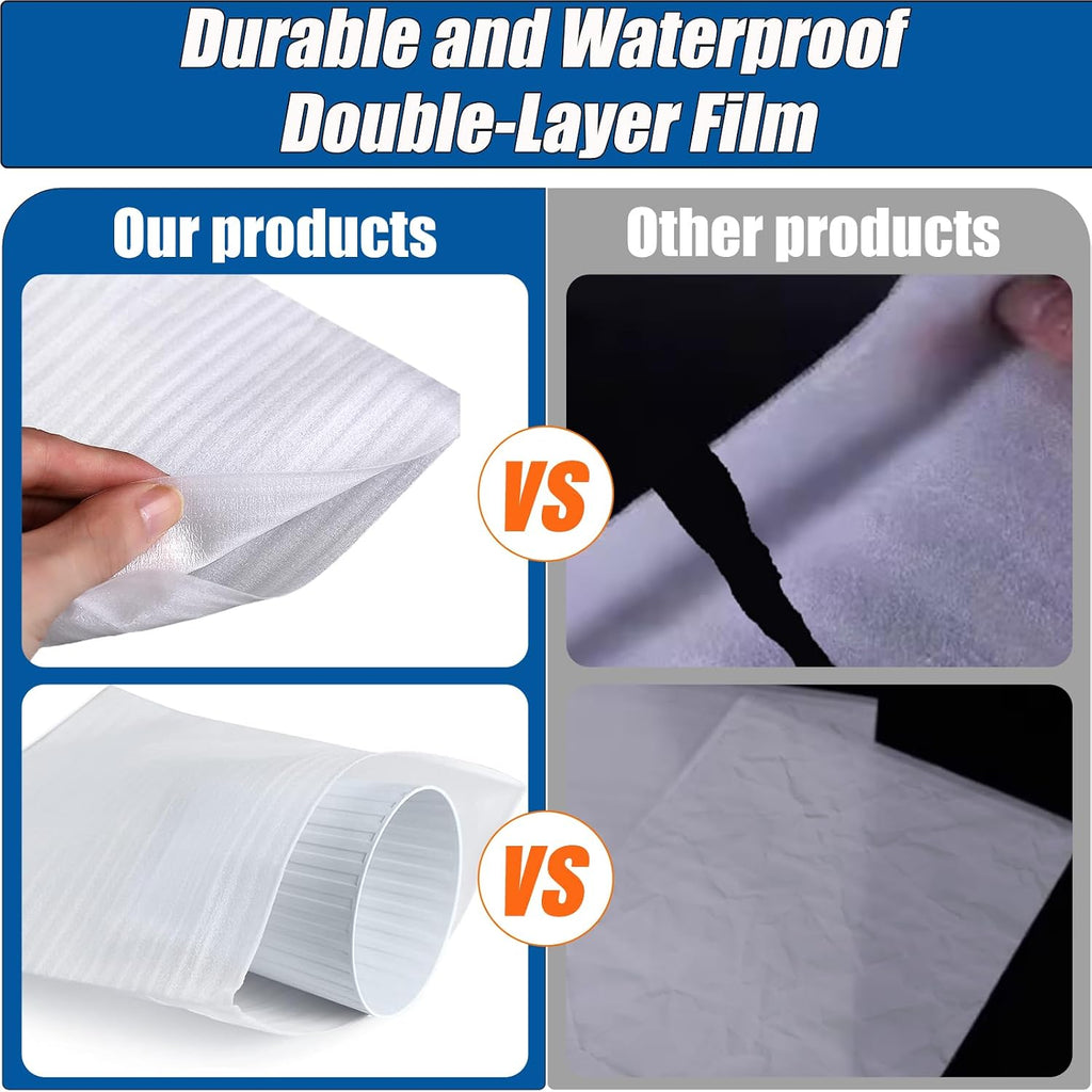 Cushion Foam Wrap Pouches for Moving(50 Pack 5"x8'')