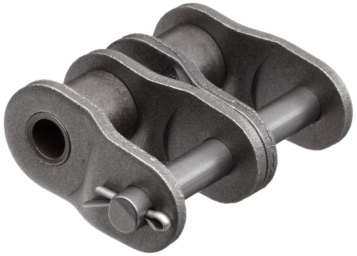 HKK RC120CHL2 ANSI 120 Double Strand Roller Offset Link, Cottered, Carbon Steel, 1-1/2" Pitch, 0.875" Roller Diameter, 1" Roller Width