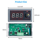 EC Buying ZK-BMG DC Motor Speed Controller, DC Motor Controller 9V-60V/12A/500W DC Encoder, PWM Control Adjustable Speed Variable Rotary Switch PWM Signal Generator Module