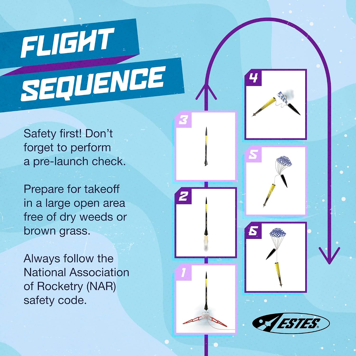 Vapor Flying Model Rocket Kit 7294 | Advanced Build, Black/Yellow & Black/Purple