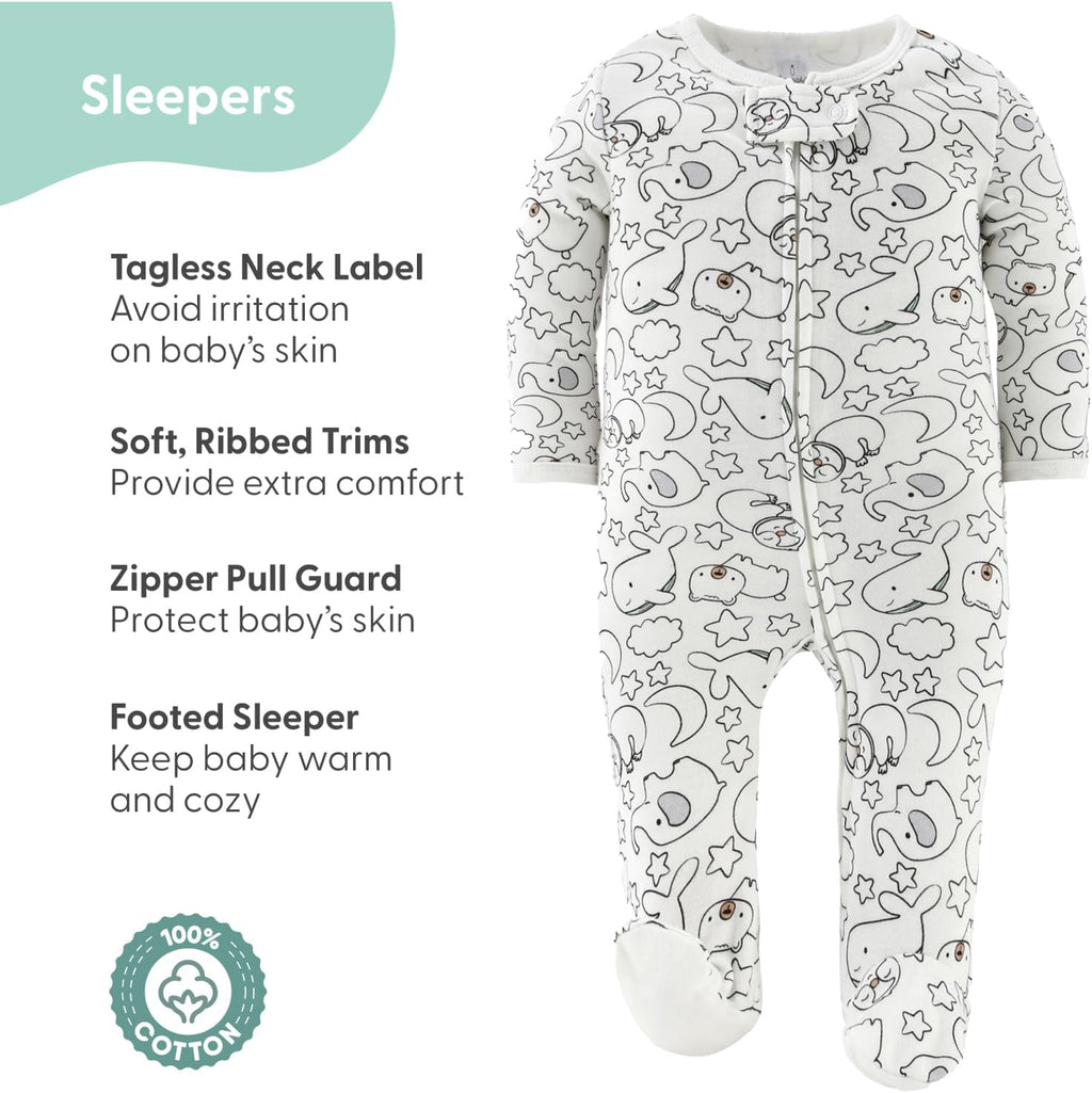 Baby Layette Gift Set for Boys or Girls - 30 Piece New Born Unisex Gift Set, Baby Clothes & Newborn Essentials Must