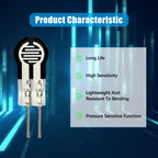2Pcs Thin Film Pressure Sensor 20g-10Kg Force Sensitive Resistor (FSR400)