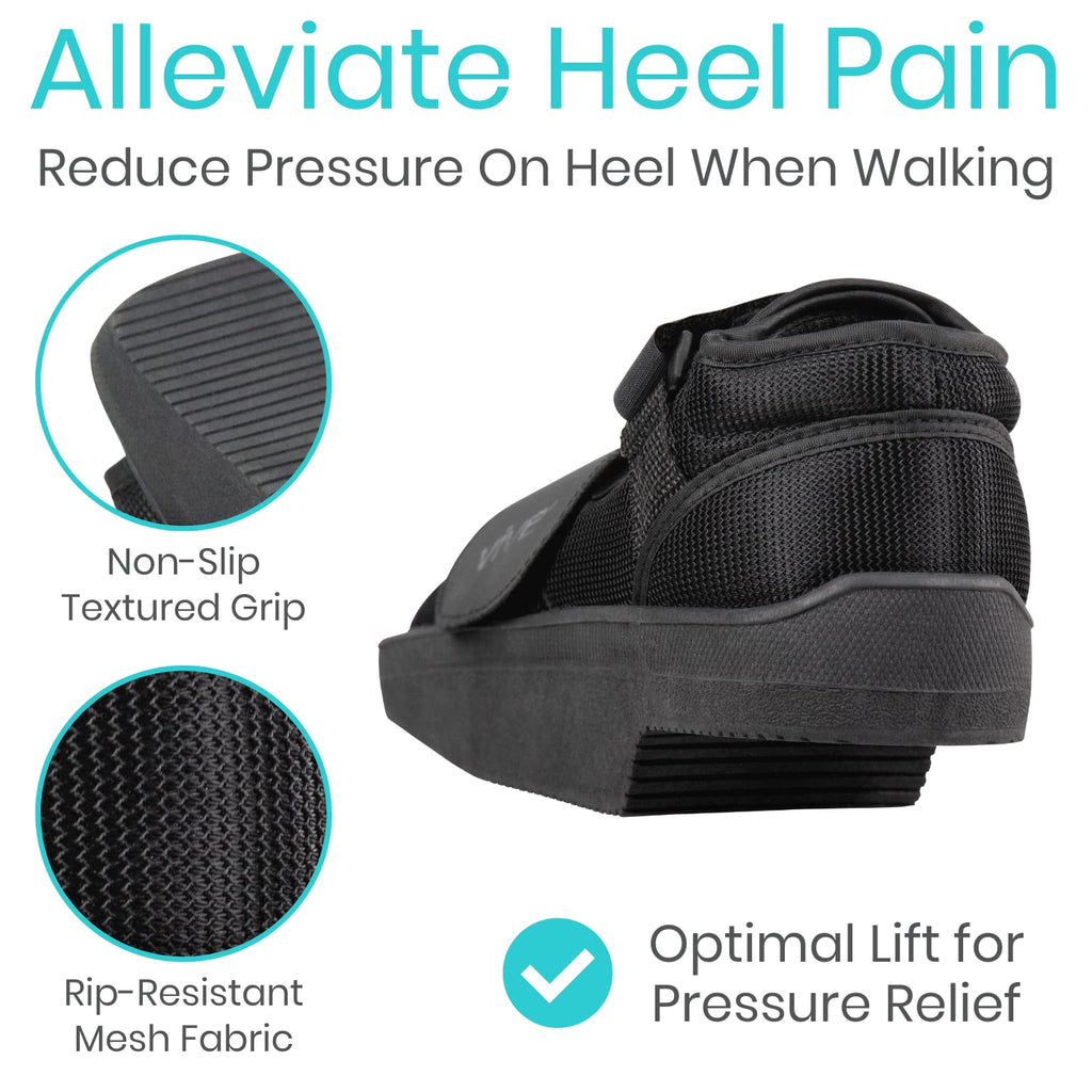 Wedge Post-Op Shoe - Offloading Boot for Heel or Ankle Pain - Medical