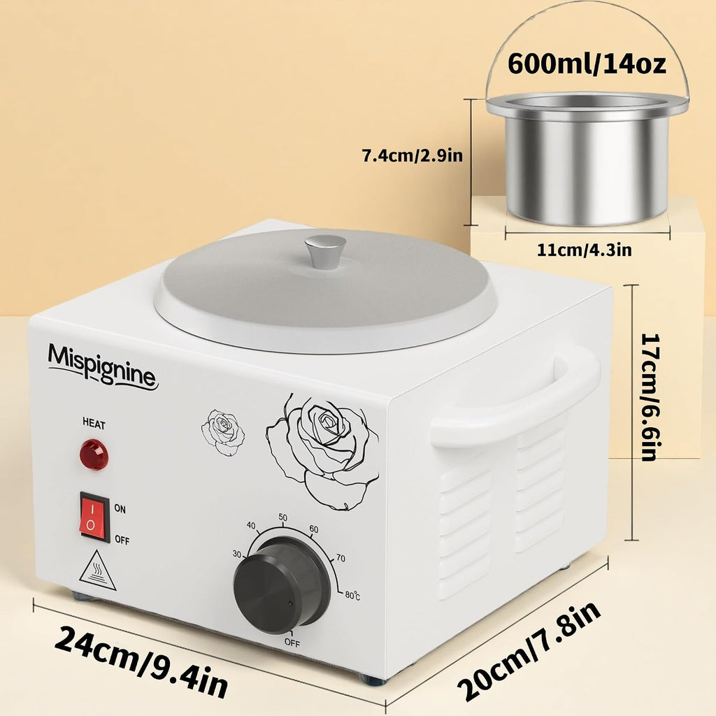 Wax Warmer, Professional Wax Pot for Hair Removal | Large Waxing Machine Electric Waxing Heater for SPA Salon Equipment.