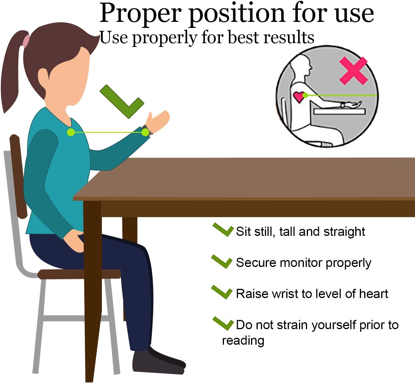 Automatic Wrist Blood Pressure Monitor: Blood-Pressure Kit of Bp Cuff + 2AAA and Carrying case - Irregular Heartbeat