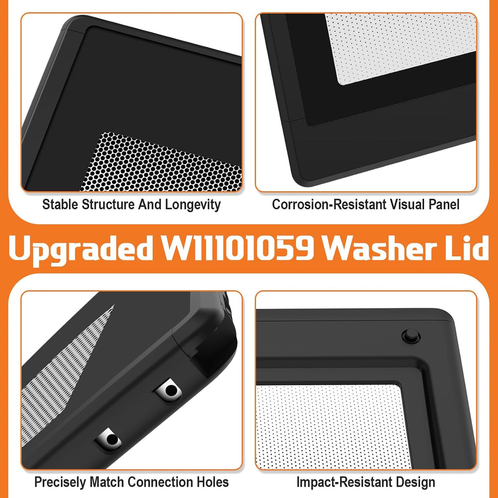 Cabrio Washer Lid W11101059 WTW8040DW4 Lid For Whirlpool Cabrio Washer Part