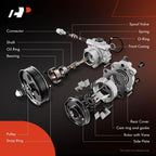 A-Premium Power Steering Pump, with Pulley