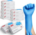 Blue Nitrile Disposable Gloves | 5mil Food Safe Gloves | Textured Grip, Latex & Powder Free, Soft Comfortable Fit |