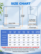 Vented Outdoor Electrical Junction Box Waterproof with Aluminum DIN Rail