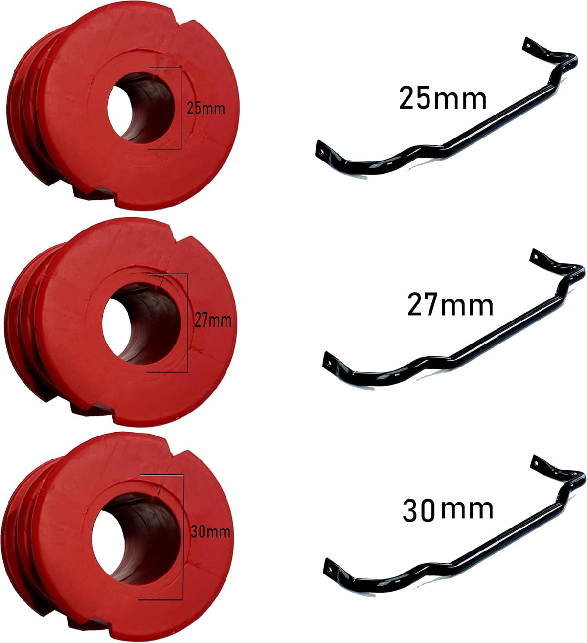 PAIR Front Stabilizer Bushing Kit FITS 300 2005-2018, Charger 2006-2018, Magnum 2005-2008, Challenger 2008-2018 (30 Millimeter)