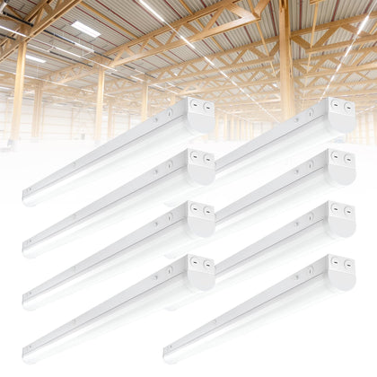4FT LED Linear Strip Light, 50W/40W/35W/30W/25W 2700K-5700K 5CCT Selectable, 130lm/w, 0-10V Dimmable Super Bright 4