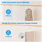 Metal Wire Hangers 100 Pack,Thin for Clothes Space Saving