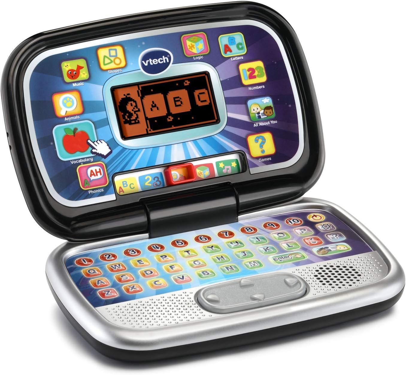 Play Smart Preschool Laptop, Black