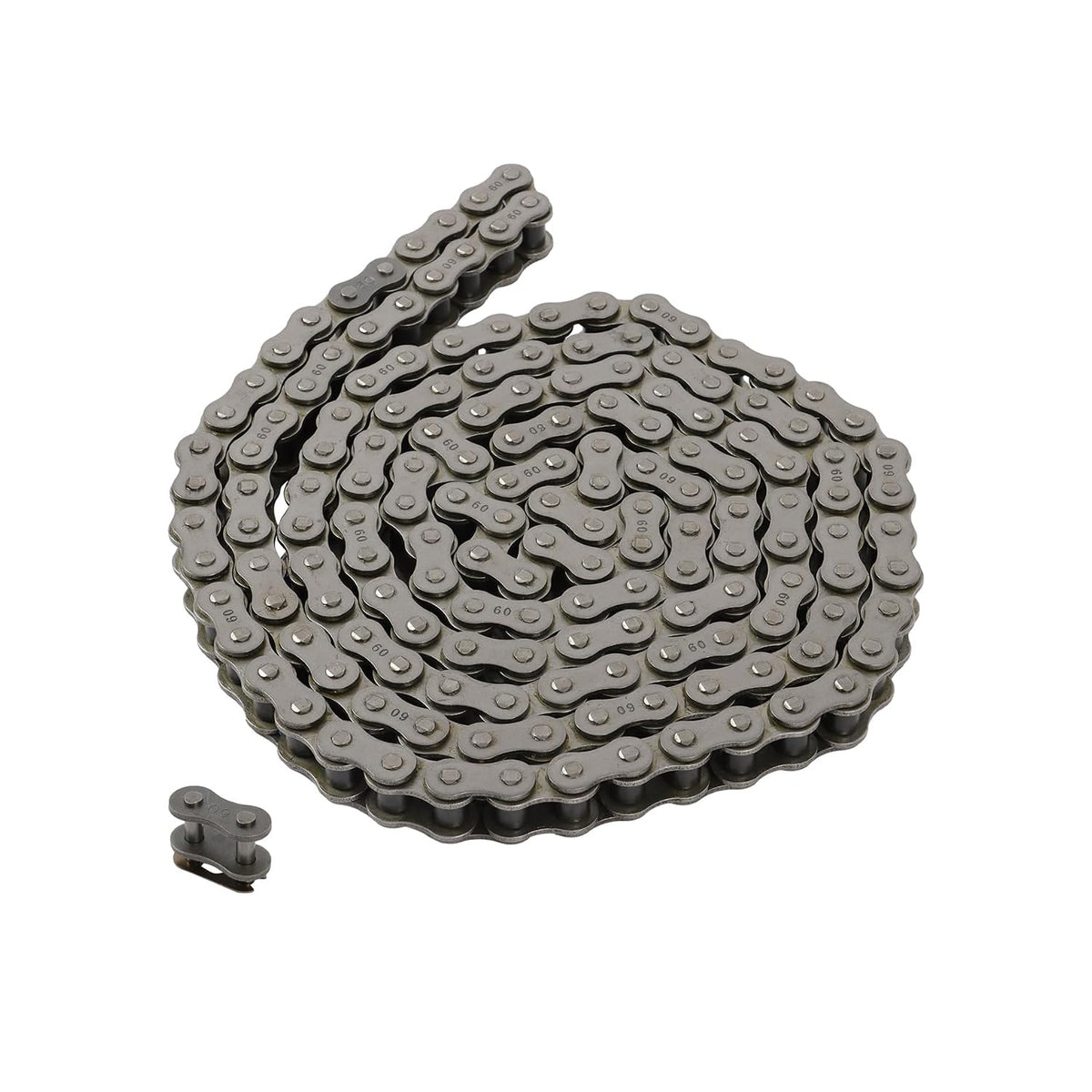 kimllier #60 Roller Chain 10 Feet, Heavy Duty Industrial Drive Chain