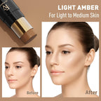 Contour Stick, Highly Pigmented & Blendable Cream Contour Bronzer Makeup, Long Lasting & Waterproof